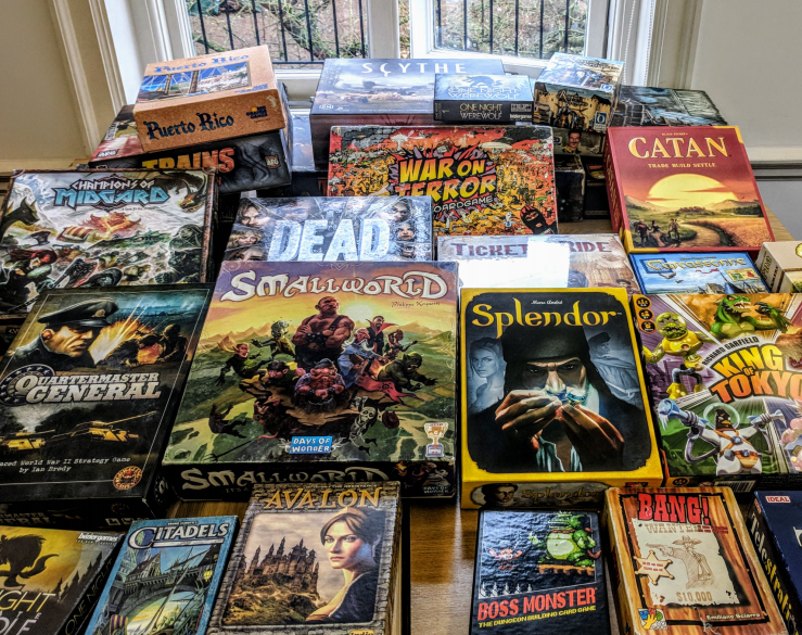 Some of our games.